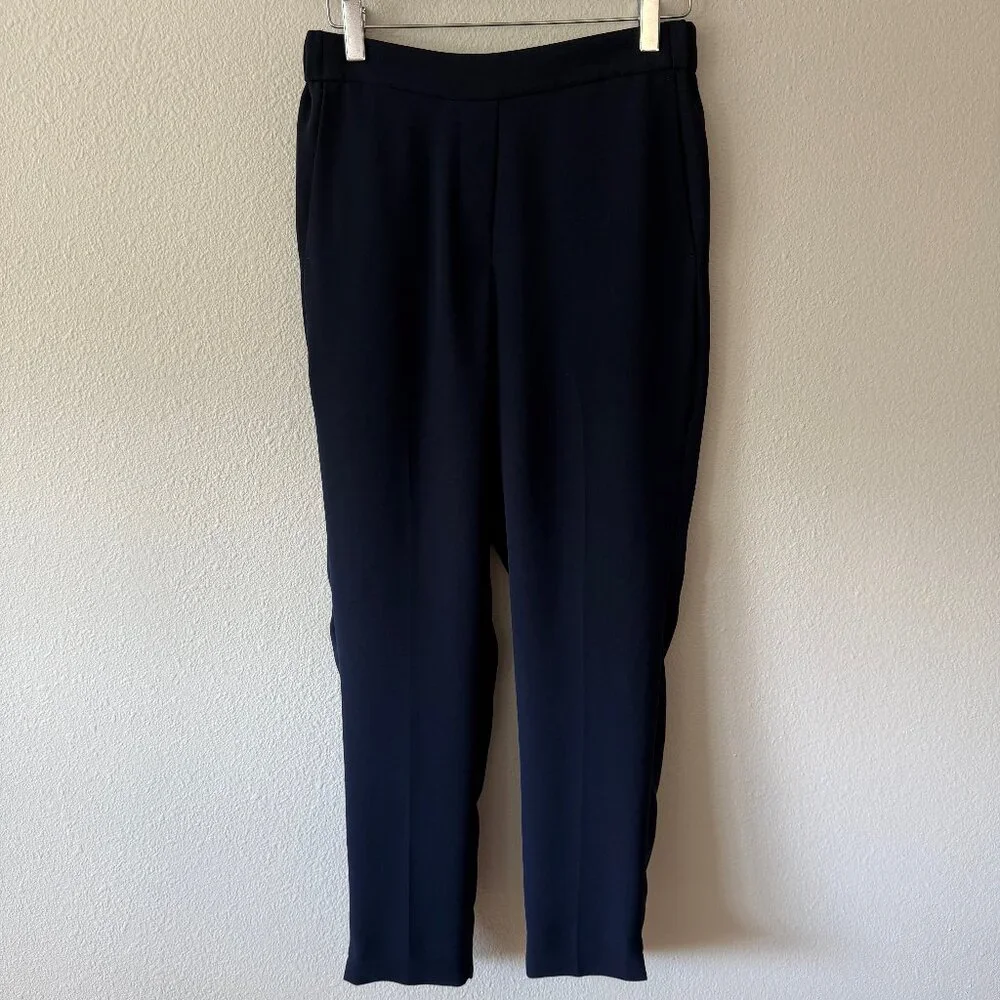 J. Crew Navy Blue Drapey Pull On‎ Pant Size 2